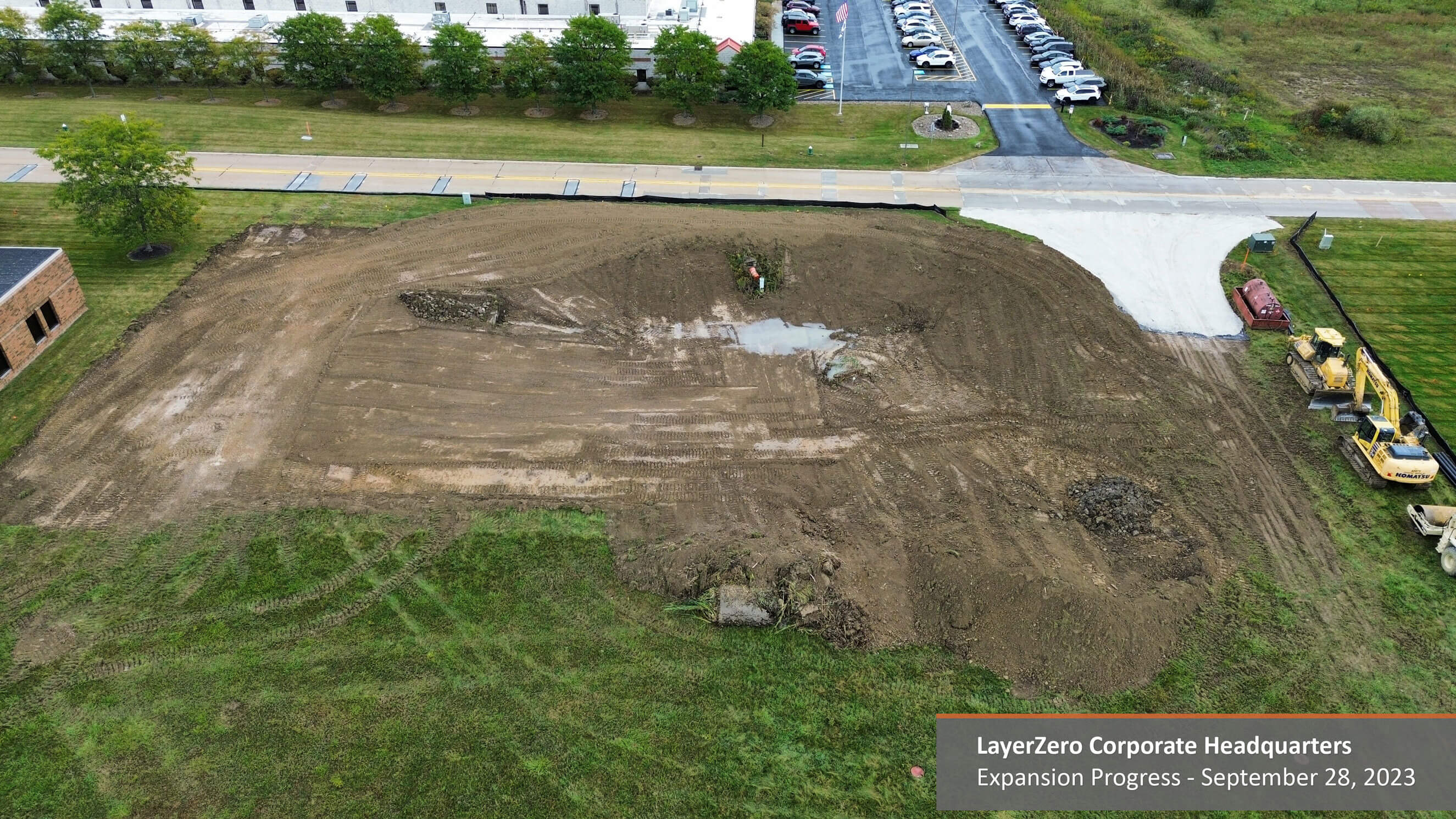 Groundbreaking has started on the LayerZero expansion project