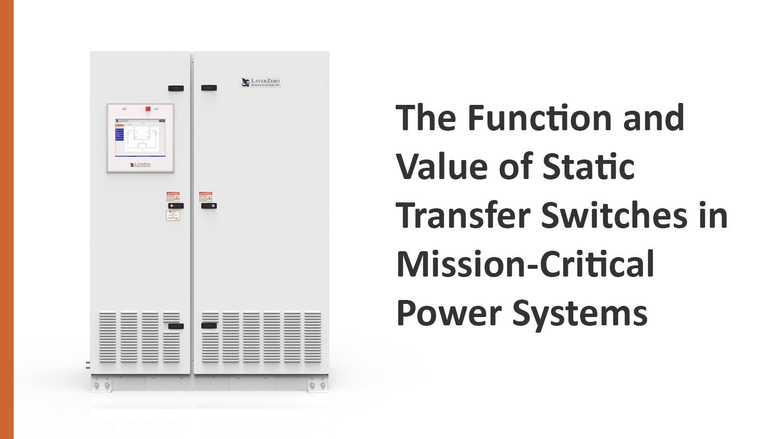 The Function and Value of Static Transfer Switches