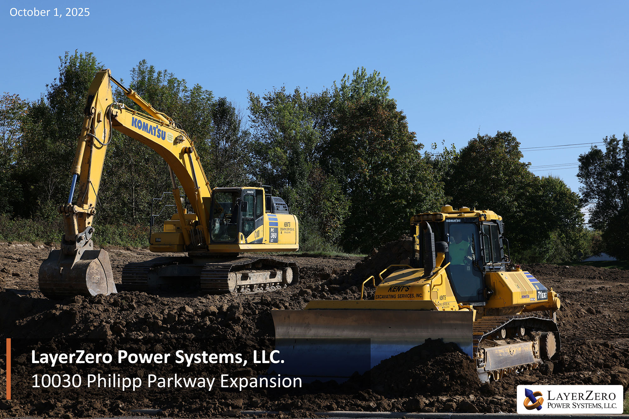 Philipp Parkway expansion progress on October 1, 2025