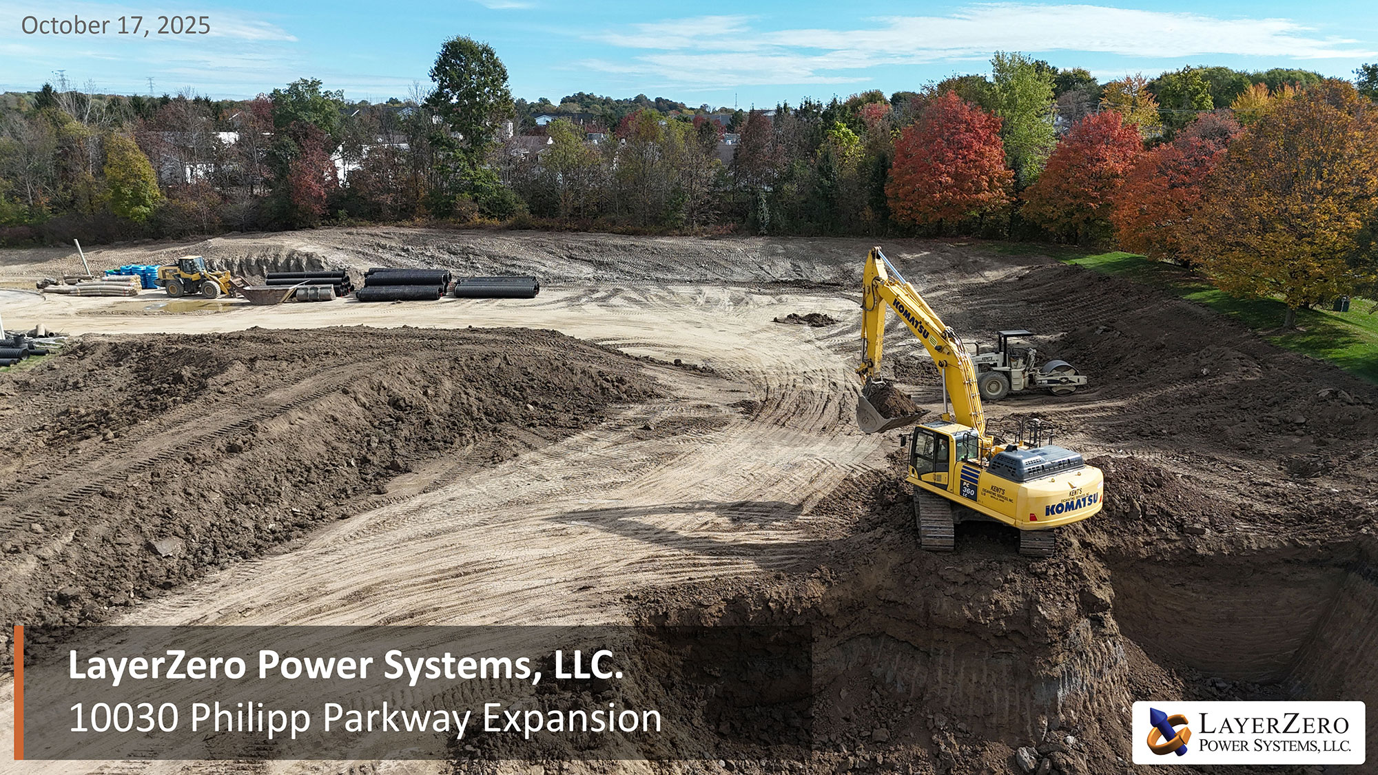 Philipp Parkway expansion progress on October 17, 2025
