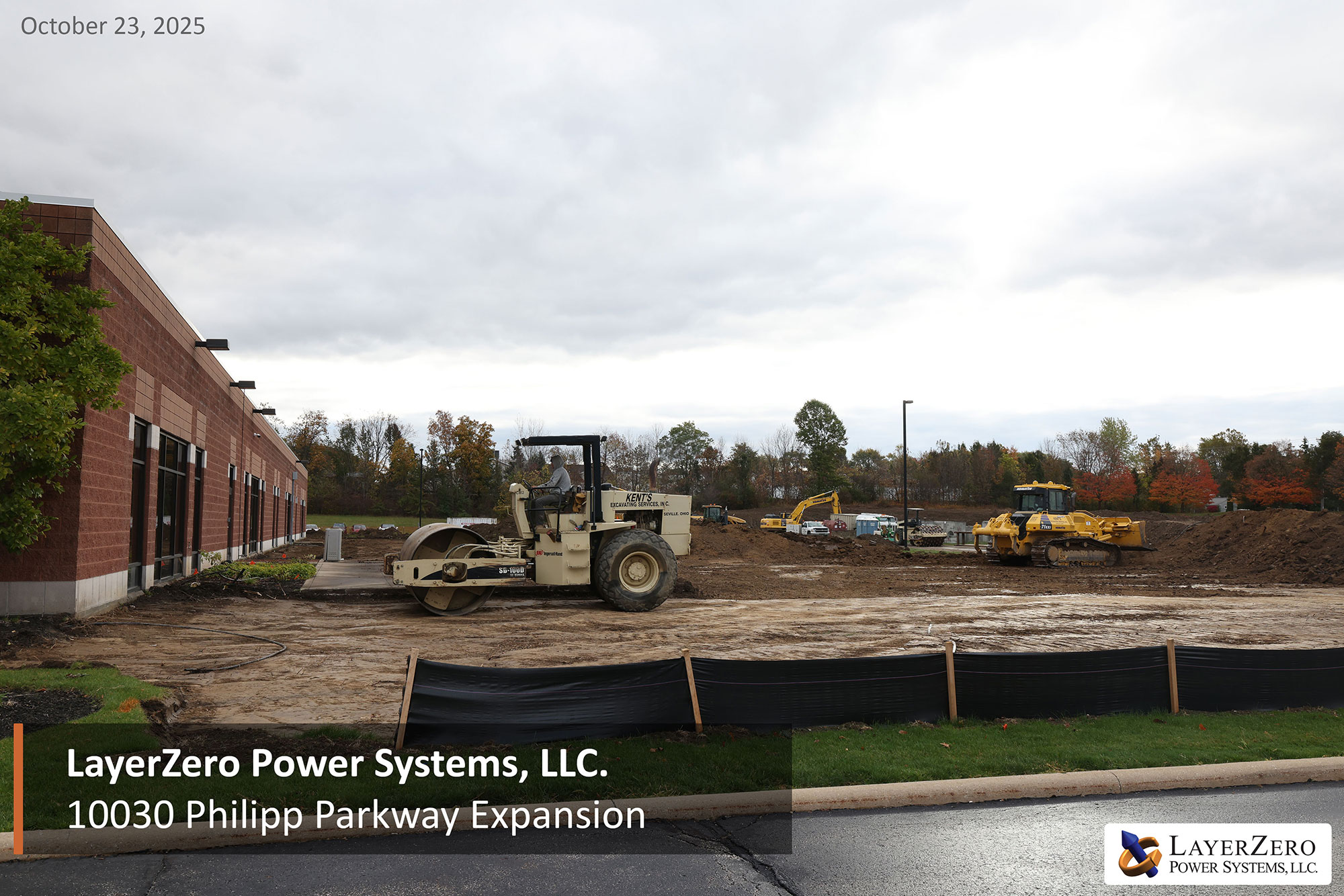 Philipp Parkway expansion progress on October 23, 2025