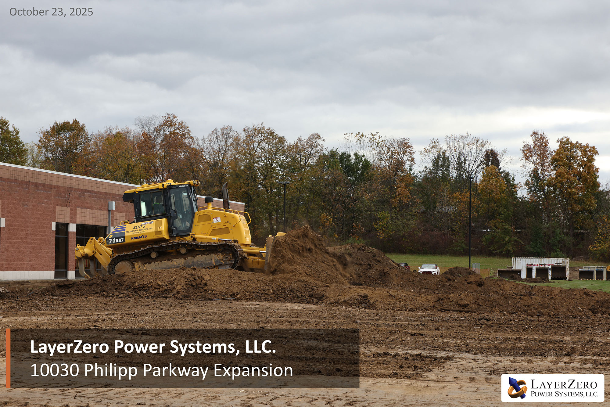 Philipp Parkway expansion progress on October 23, 2025