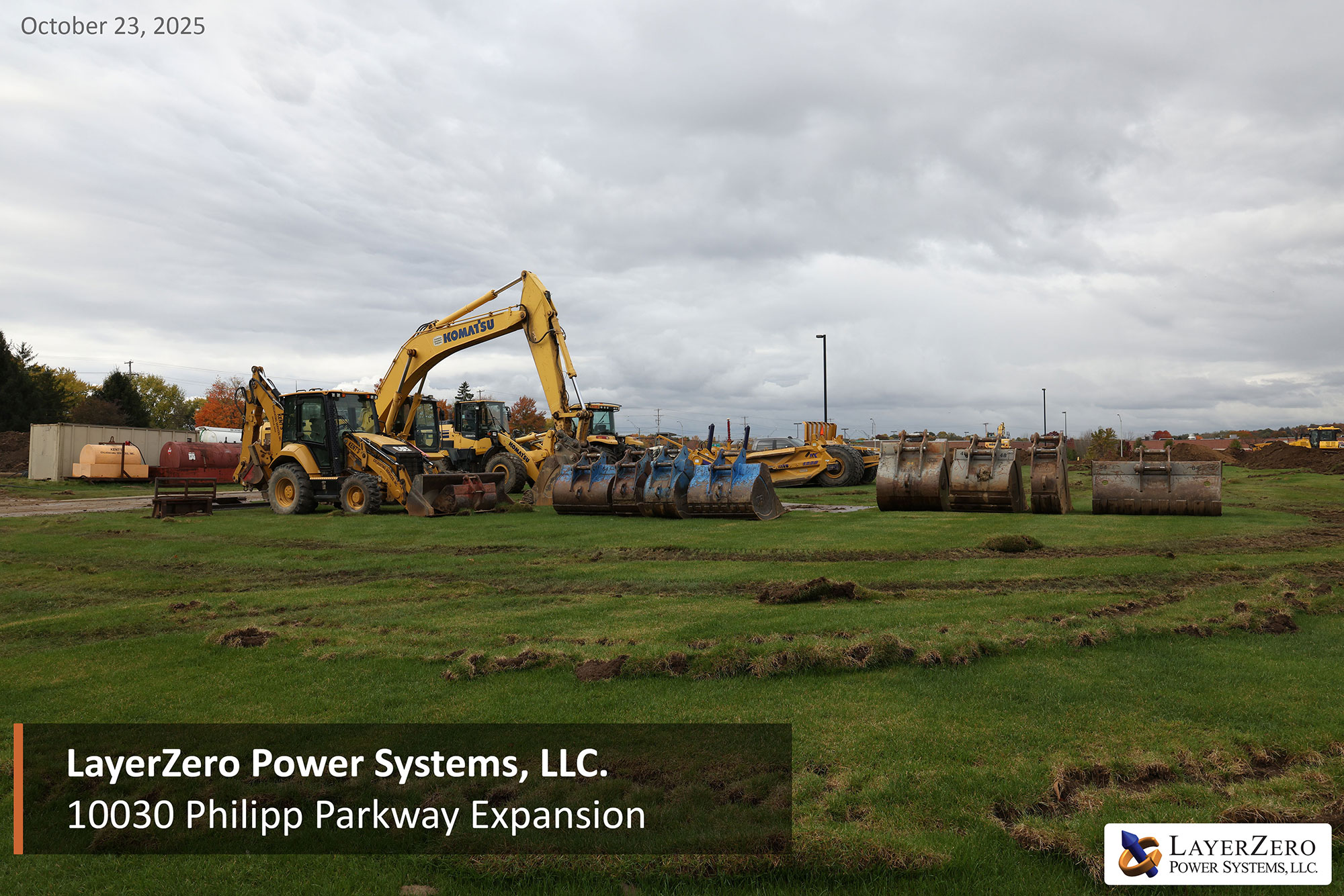 Philipp Parkway expansion progress on October 23, 2025