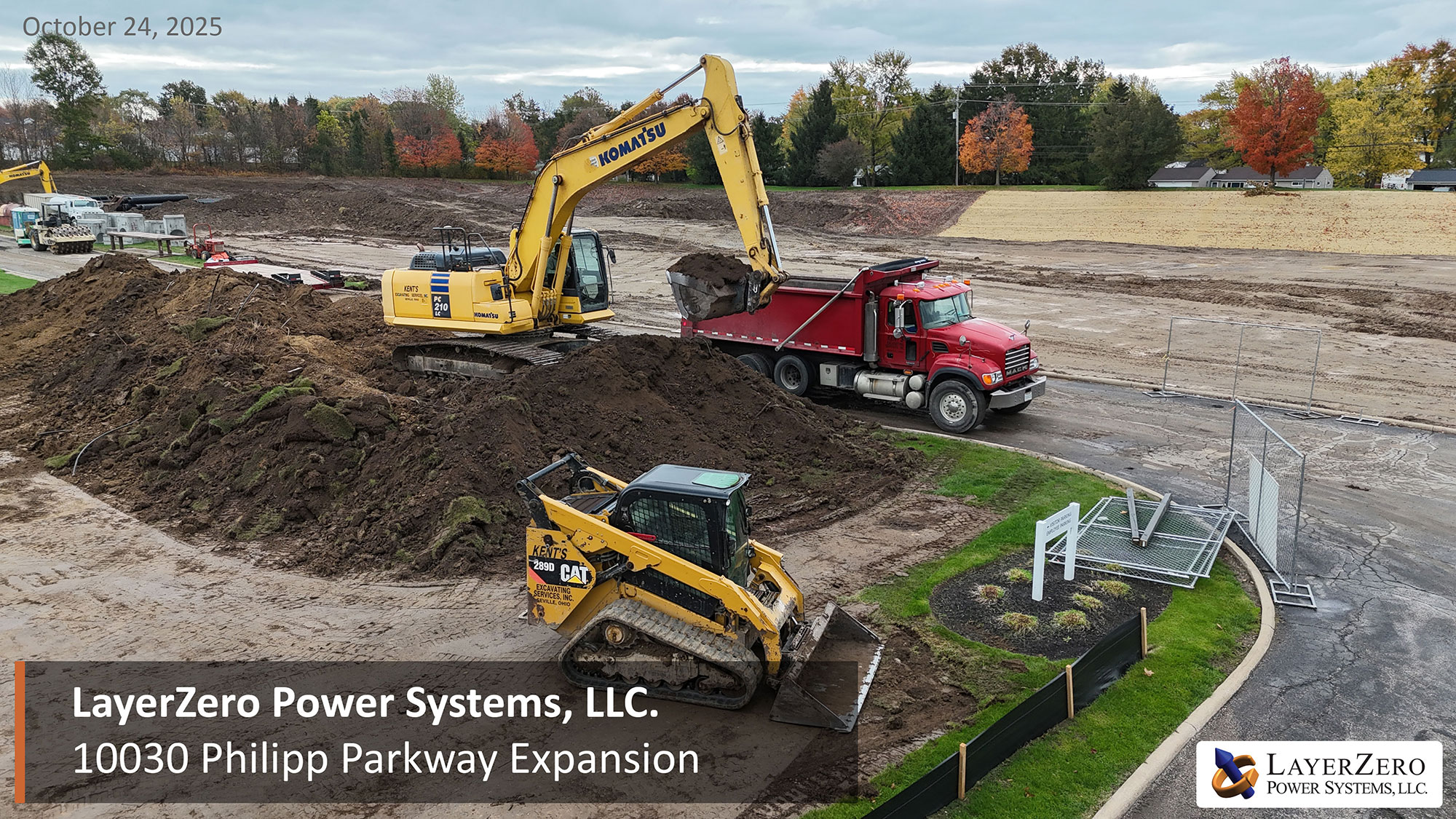 Philipp Parkway expansion progress on October 24, 2025