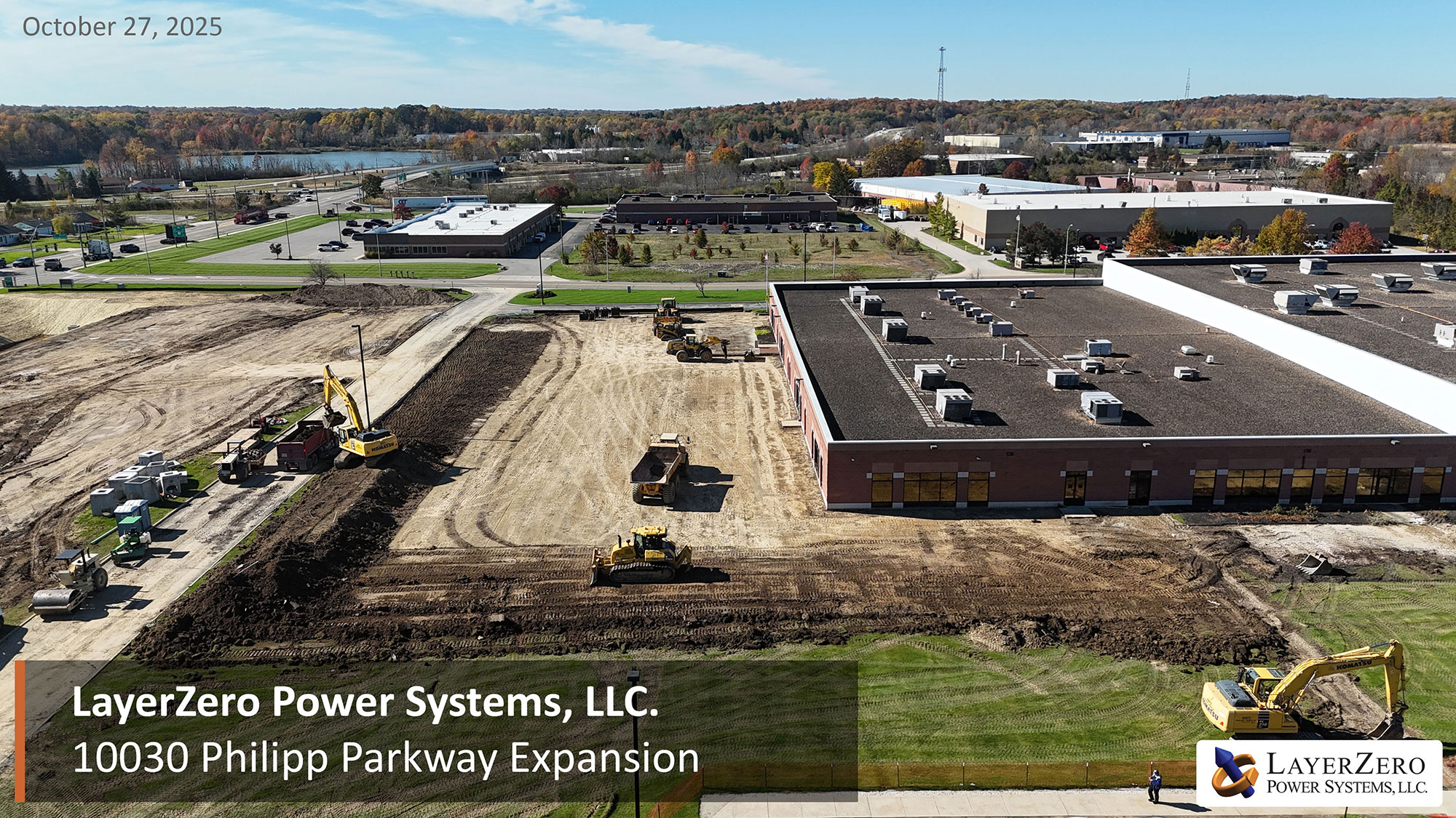 Philipp Parkway expansion progress on October 27, 2025