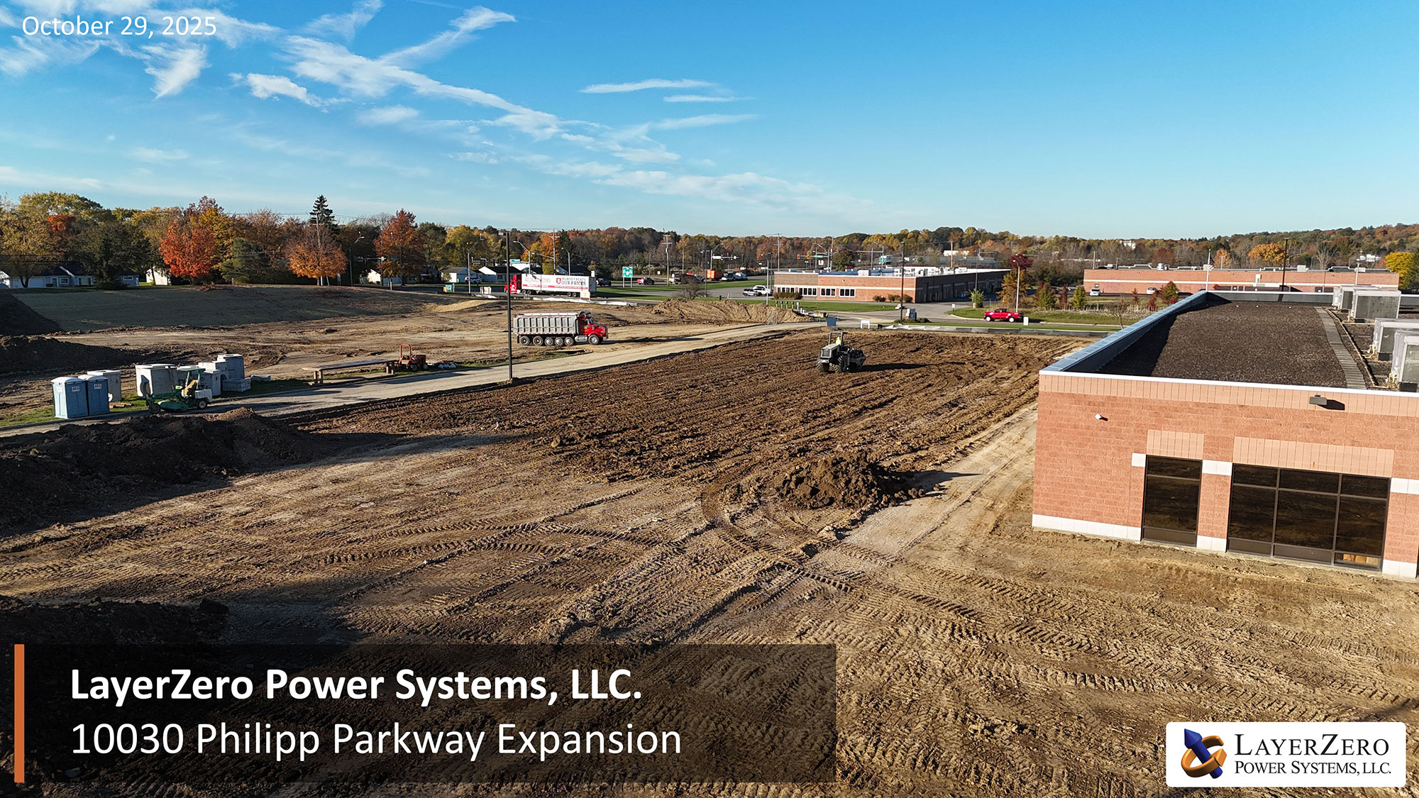 Philipp Parkway expansion progress on October 29, 2025