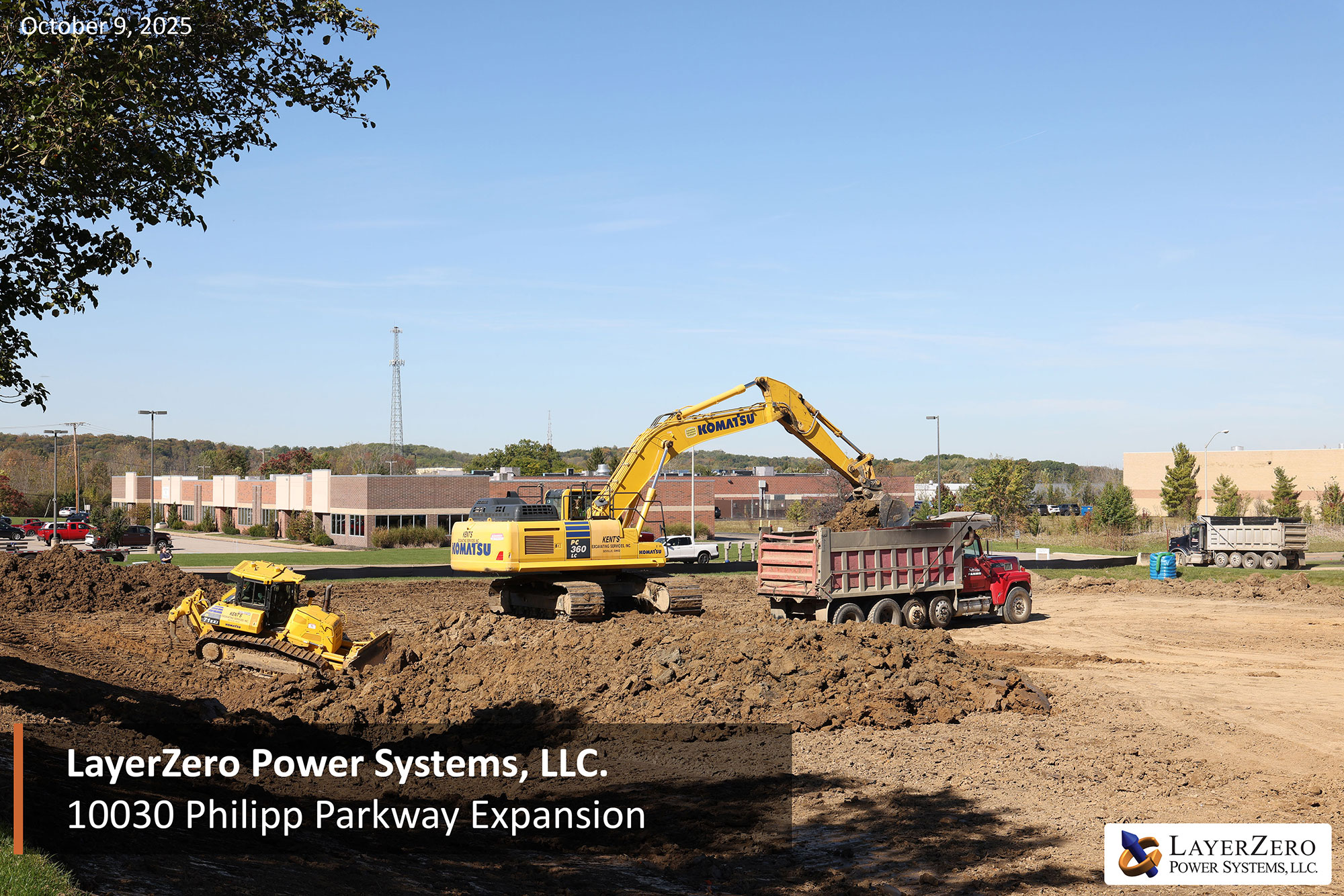 Philipp Parkway expansion progress on October 9, 2025