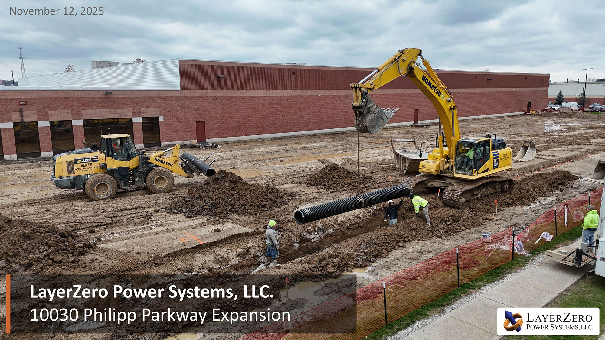 Philipp Parkway expansion progress on November 12, 2025