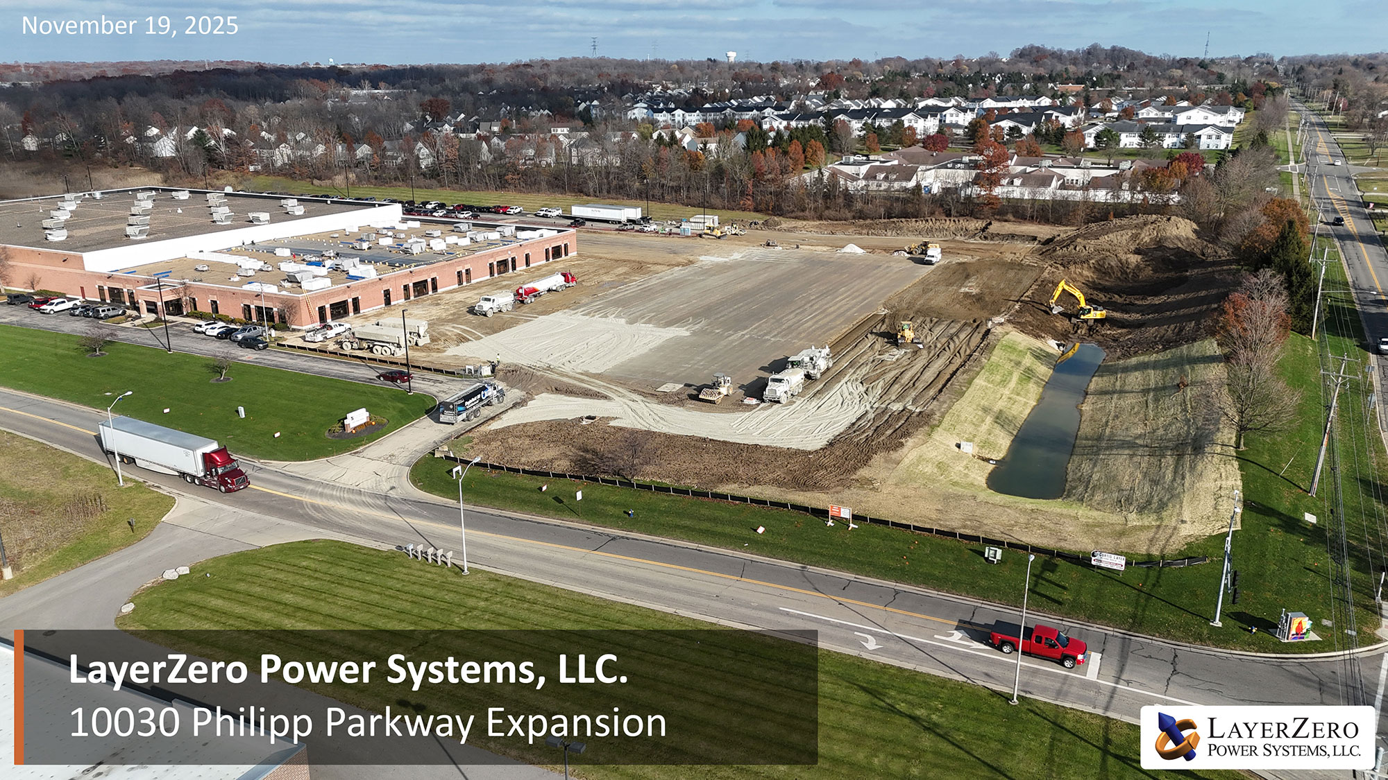 Philipp Parkway expansion progress on November 19, 2025