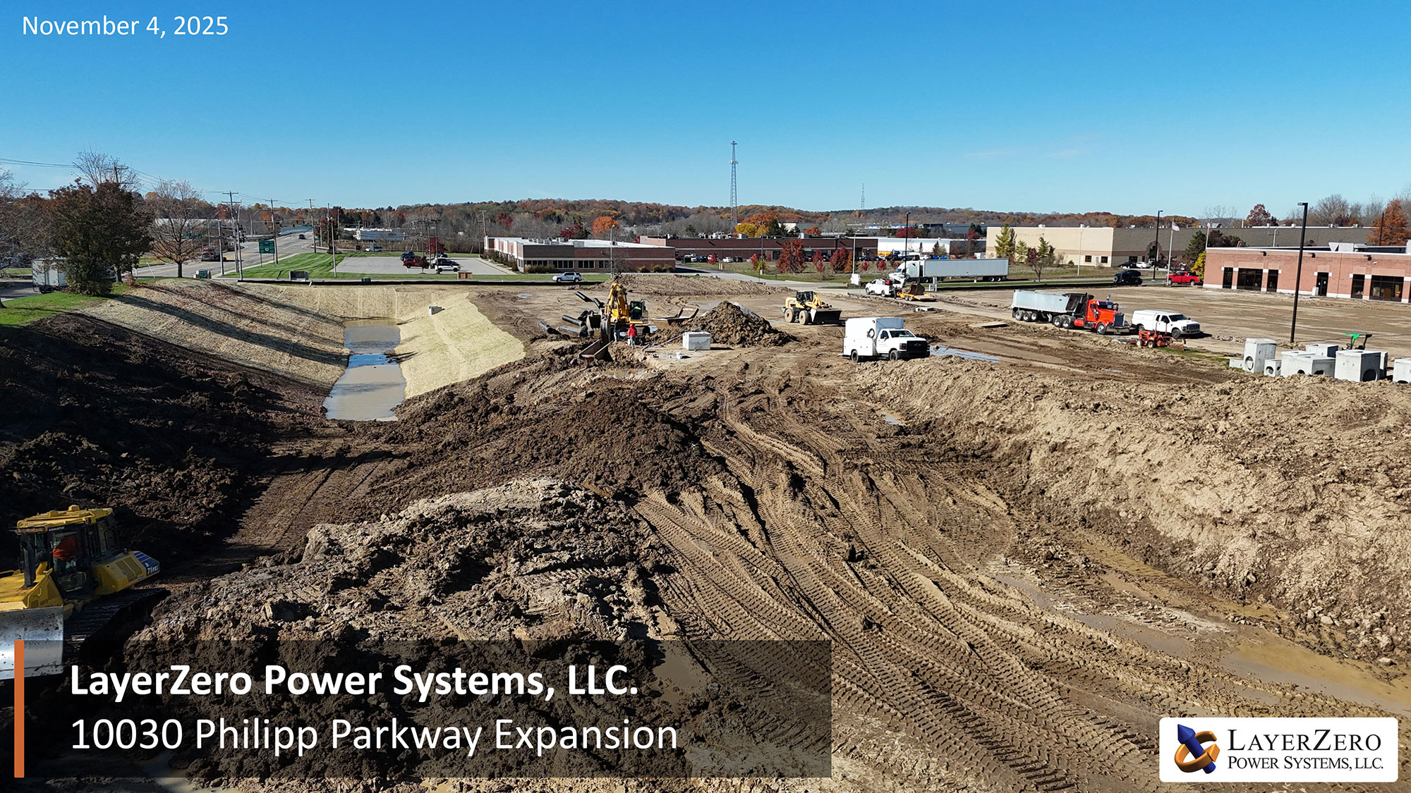Philipp Parkway expansion progress on November 4, 2025