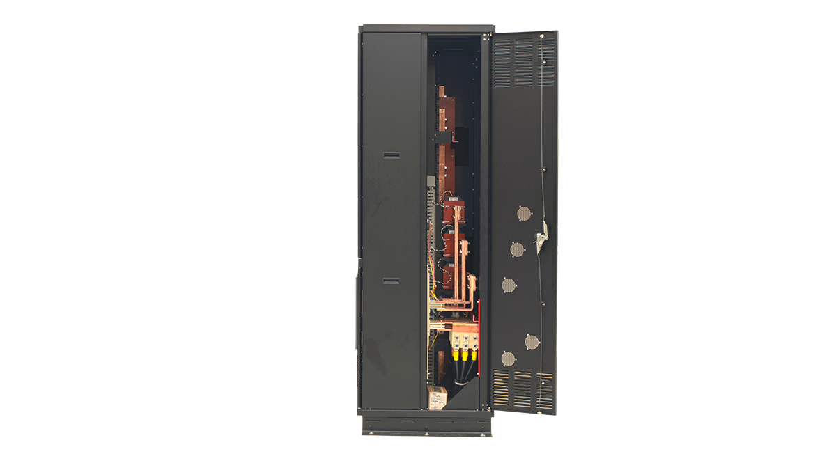 SafeArm Power Panel Input Section Inner Doors Open