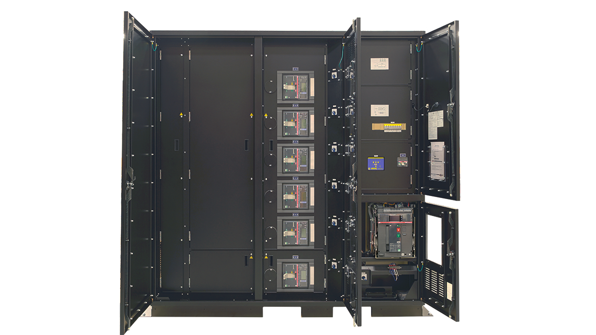 SafeArm PDU Front with Outer Doors Open