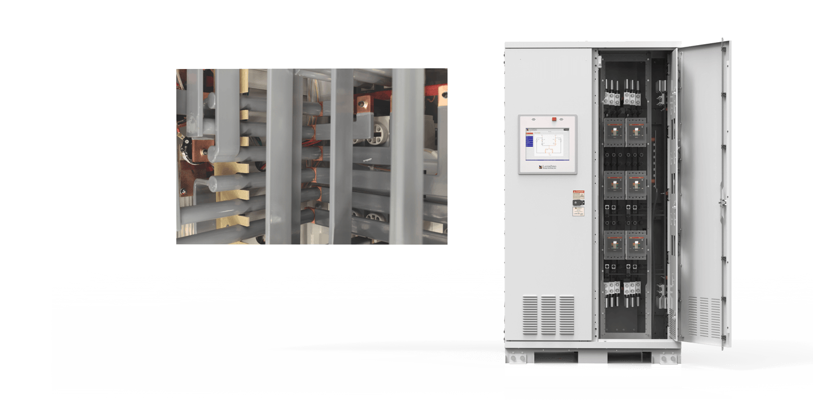 Static Transfer Switch with Epoxy Coated Electrical Buswork