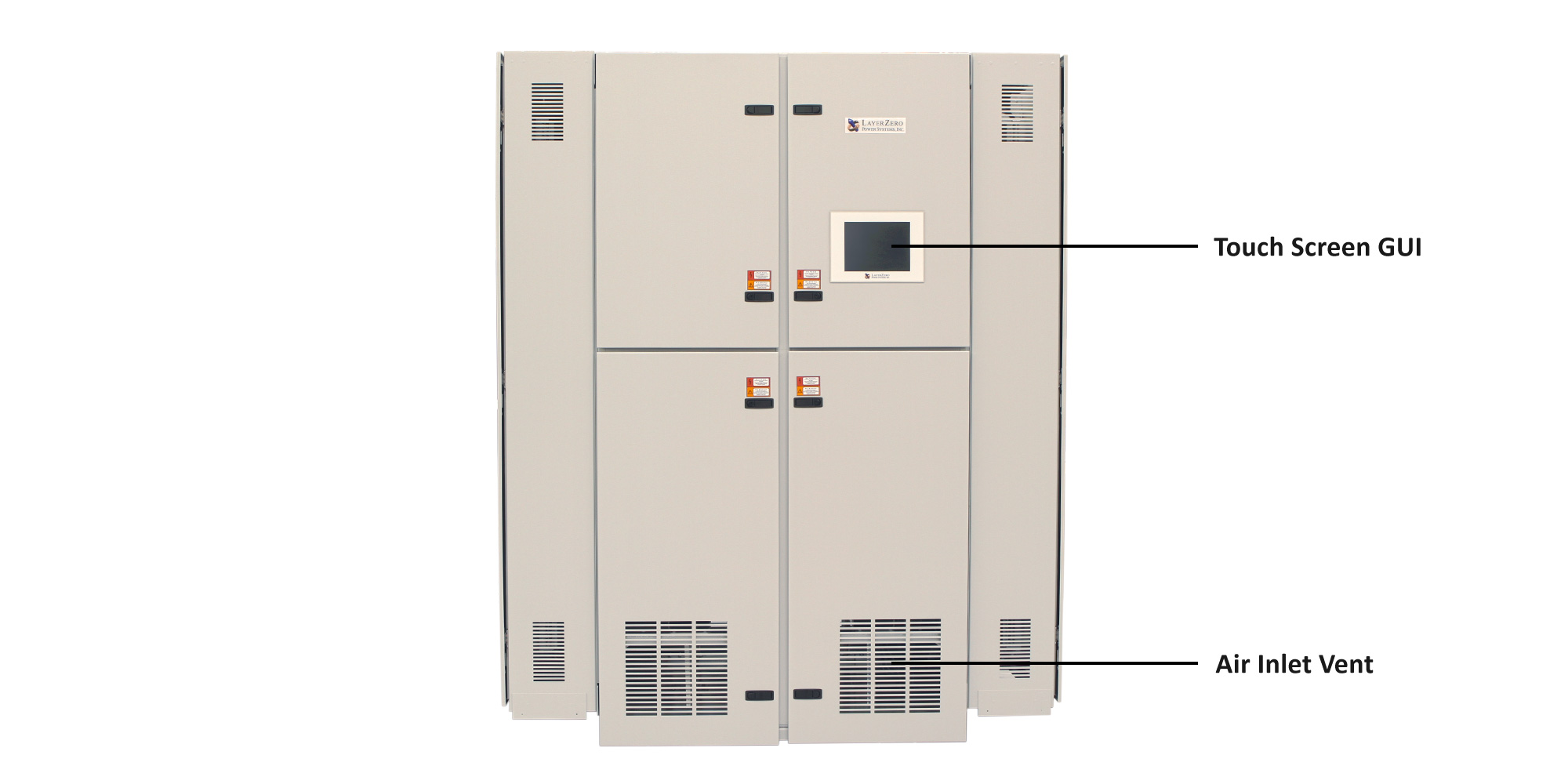 ePODs Type-X Power Distribution Unit with Transformer and Distribution Doors Closed