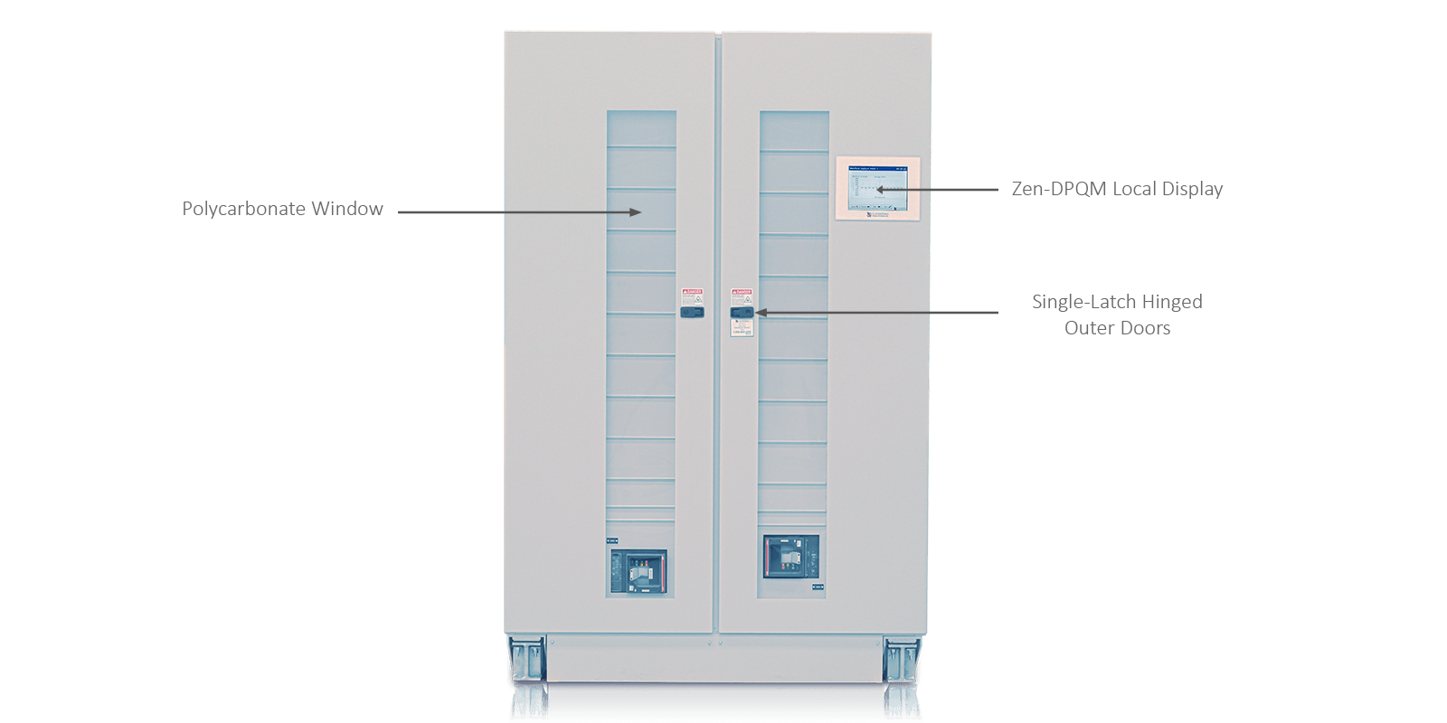 ePODs Type-XL PDU Distribution Section Doors Open