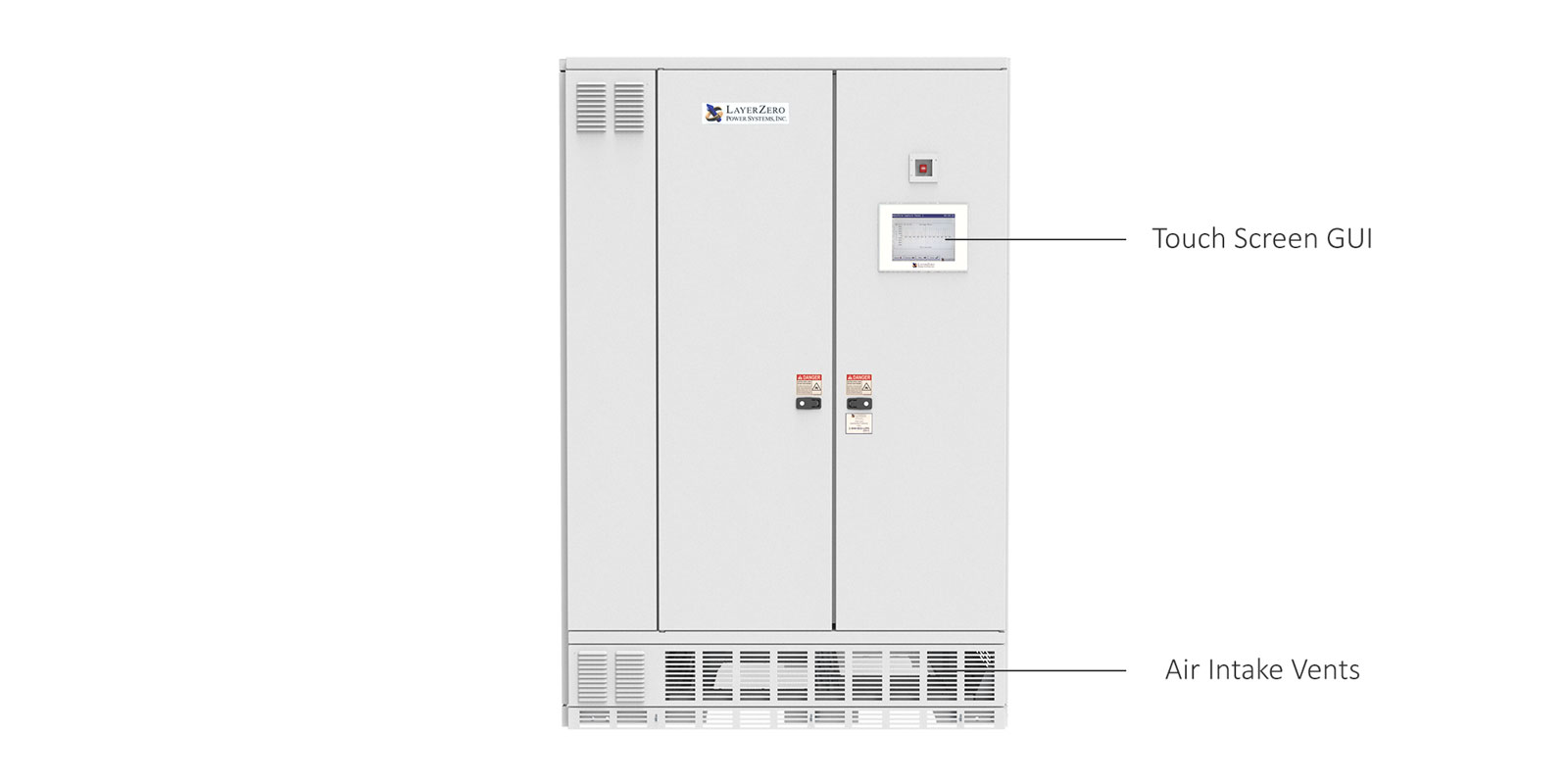 ePODs Type-X SF Power Distribution Unit with Outer and Dead Front Doors Closed
