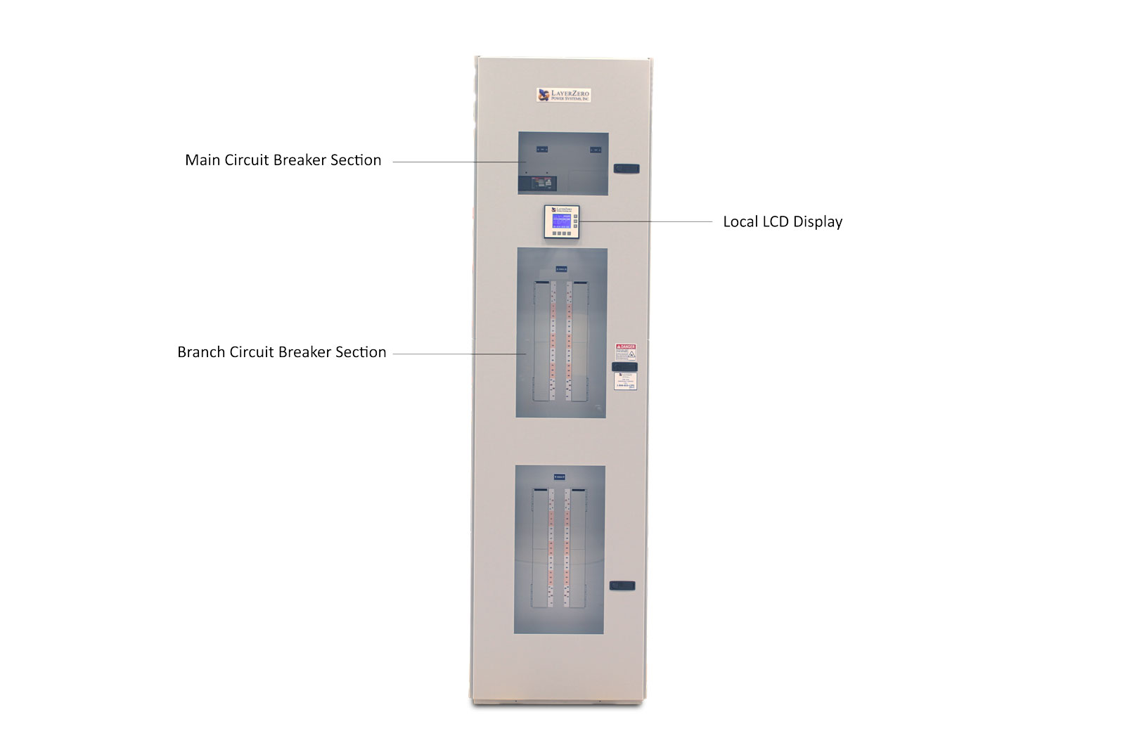 eRPP Remote Power Panel with the Outer Door Closed