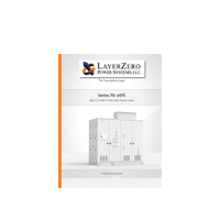 2000 A 415/240 V 4-Pole eSTS static transfer switch brochure cover by LayerZero Power Systems