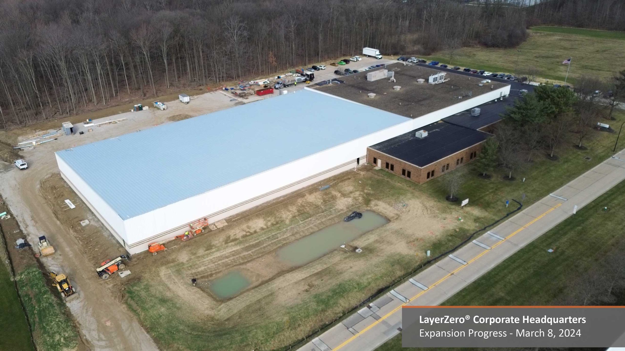 Walls up at LayerZero HQ, Another Milestone in the LZPS Expansion Project