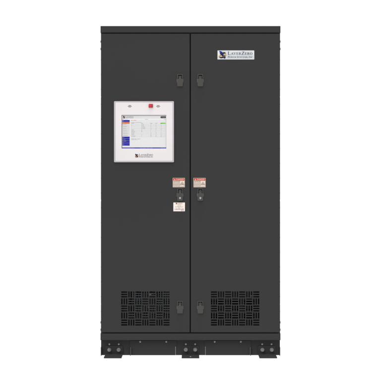 600A 120/208V web-enabled static transfer switch cabinet with touchscreen interface for mission-critical power distribution