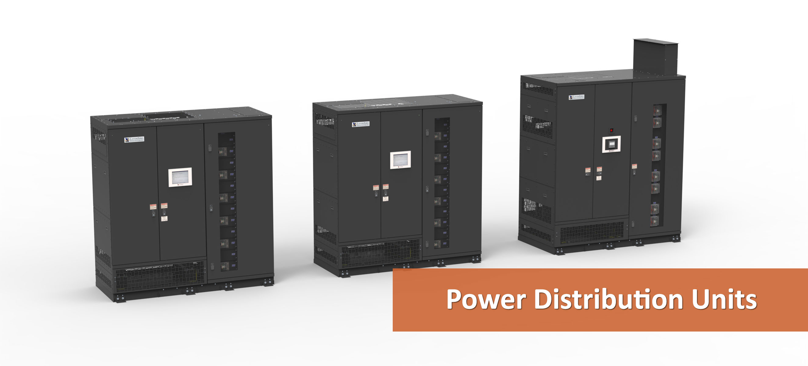 LayerZero® power distribution units used to distribute electrical power to IT equipment and critical loads.