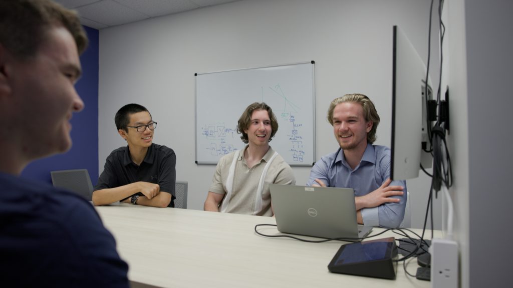 LayerZero Employees in a Meeting