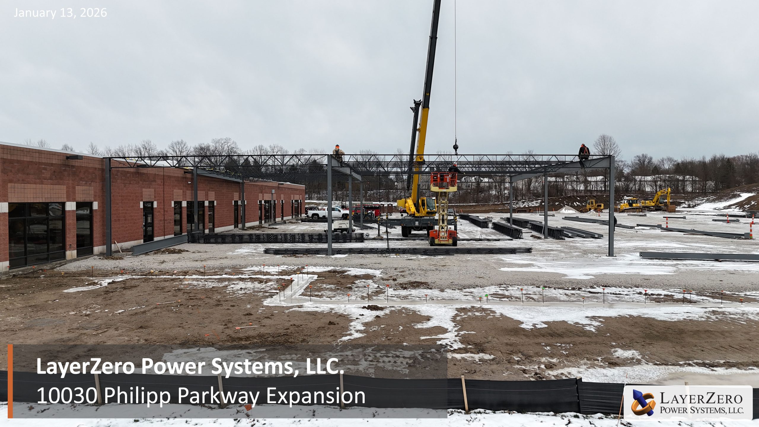 Structural Steel Takes Shape at Philipp Parkway Expansion