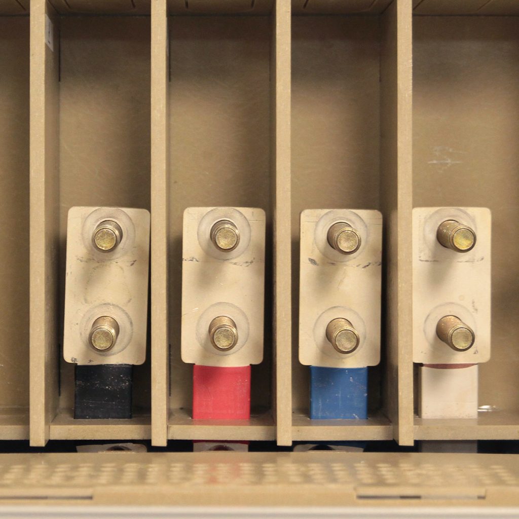 Input connections are designed for secure terminations, supporting efficient installation and reliable power delivery