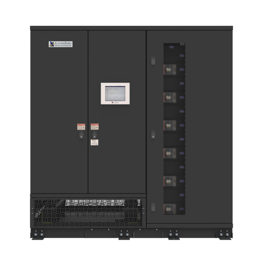 LayerZero® power distribution unit providing cabinet-level power distribution and monitoring