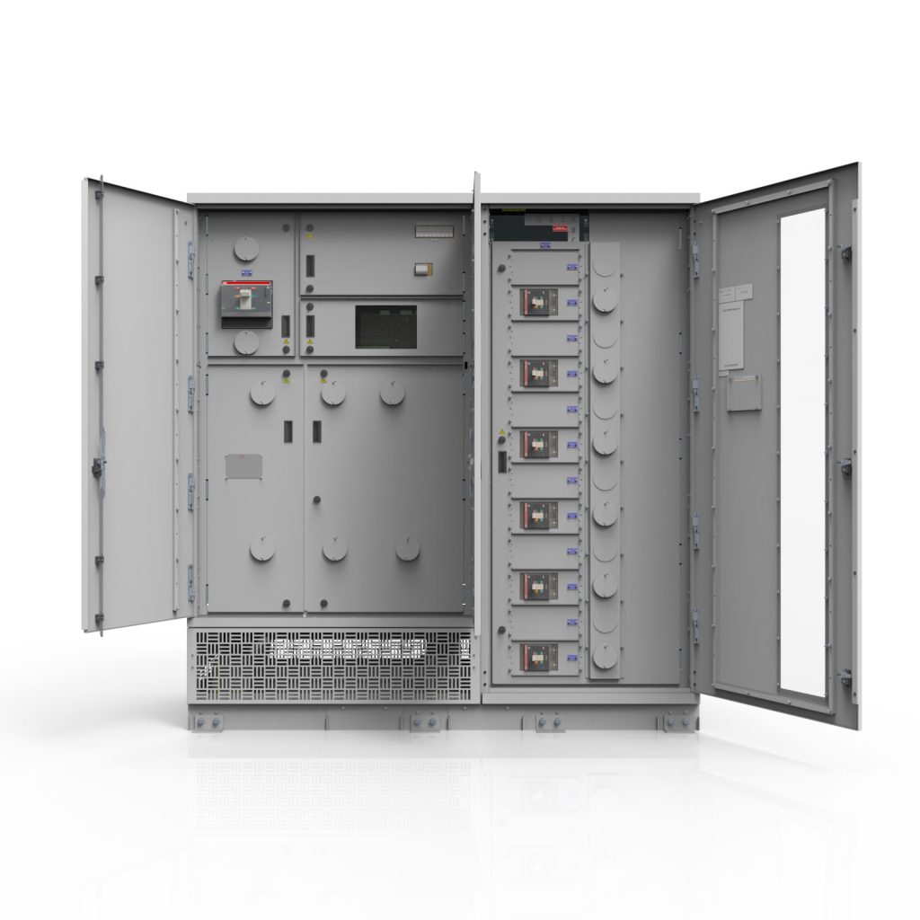 Durable outer doors protect internal components while providing secure, convenient access for installation, inspection, and maintenance