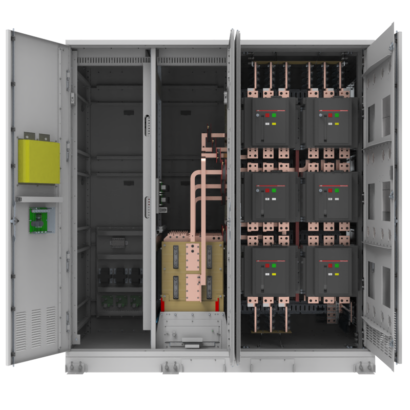 Inner deadfront doors provide an added layer of personnel protection by isolating energized components