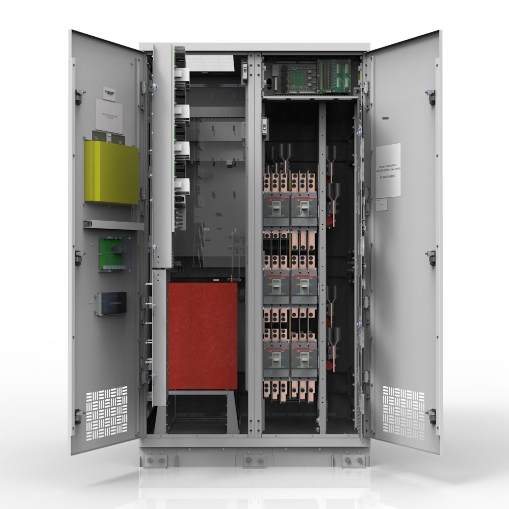 Inner deadfront doors provide an added layer of personnel protection by isolating energized components