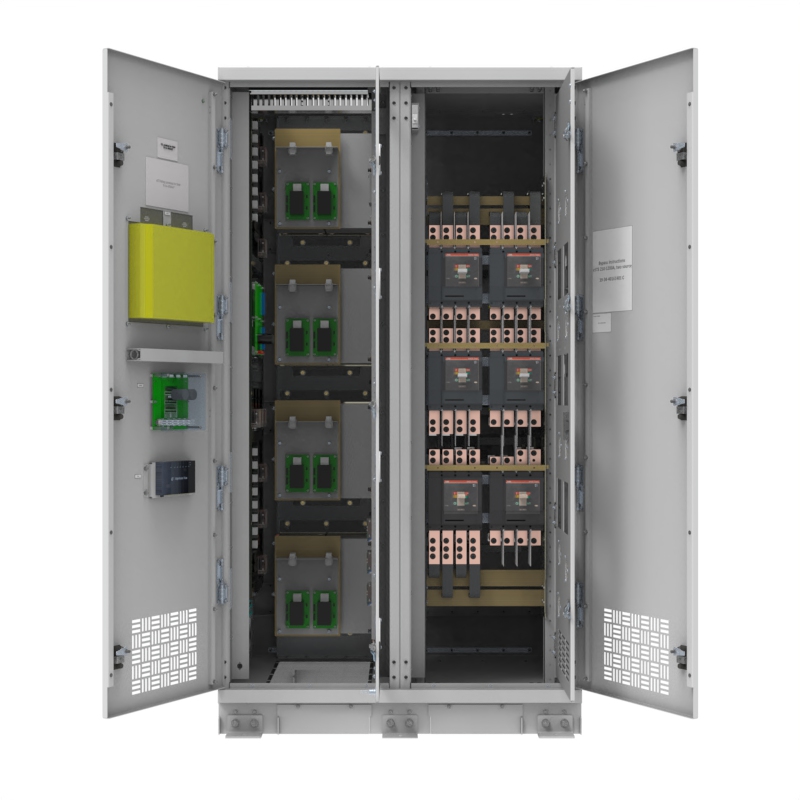 Inner deadfront doors provide an added layer of personnel protection by isolating energized components
