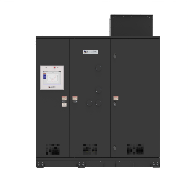 800 A 240/415 V 4-pole static transfer switch by LayerZero Power Systems for critical power applications (Hero Image)