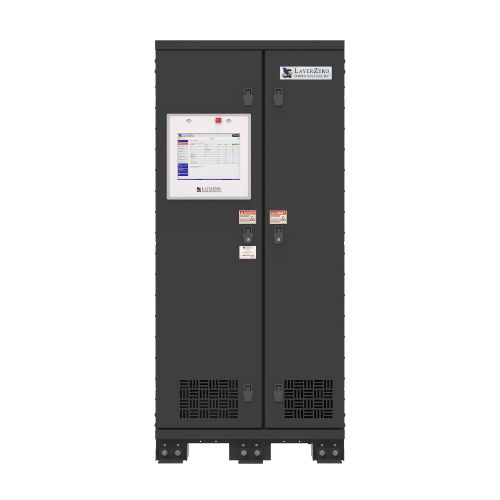 Web-enabled static transfer switch cabinet with touchscreen interface for mission-critical power distribution