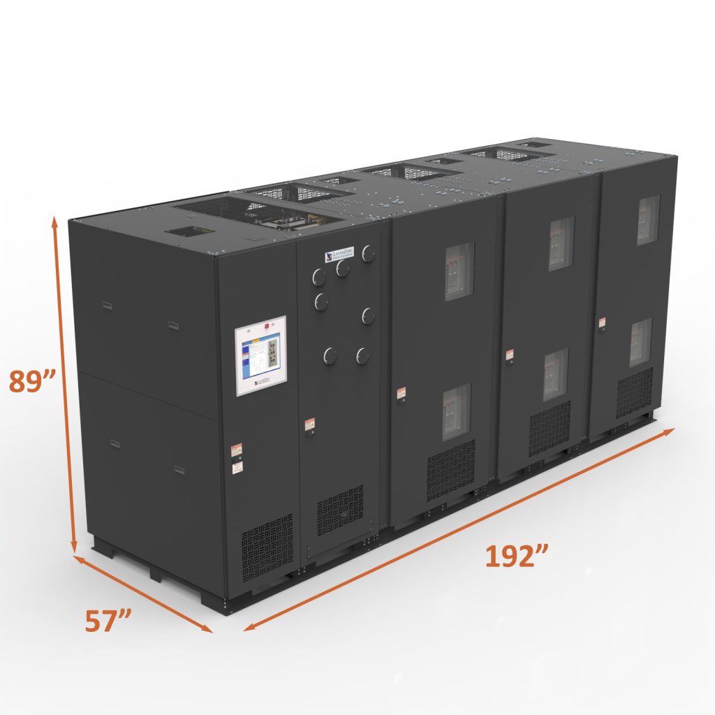 Dimensions of the 3000 A eSTS Static Transfer Switch