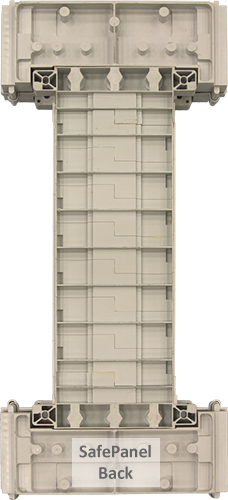 Rear view of LayerZero® SafePanel structural mounting architecture