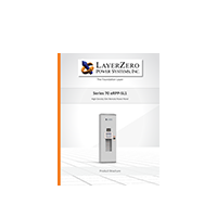 LayerZero® Series 70 eRPPSL1 slim-line remote power panel brochure thumbnail