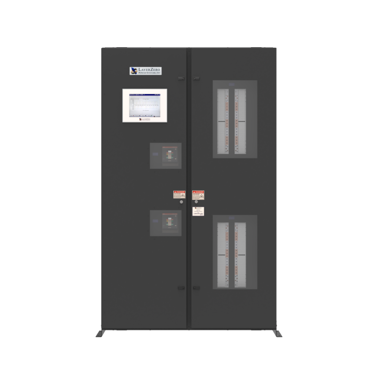 LayerZero ePanel-2 web-enabled power distribution panel with dual section branch circuit distribution and monitoring