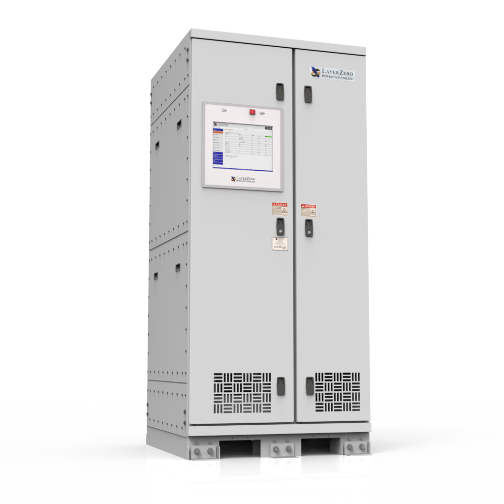 LayerZero® 250A 208V 3-pole web-enabled static transfer switch front view